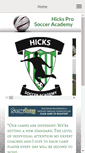 Mobile Screenshot of hicksprosoccer.com